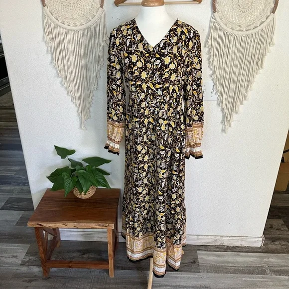 cos dress beige Tiered Backless Maxi Dress Butter Yellow | Smocked Bodice Sundress | Summer  Wedding Guest & Vacation Outfit | Lightweight Crinkle Cotton main image 0